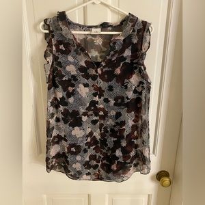 Cabi Floral Design Blouse